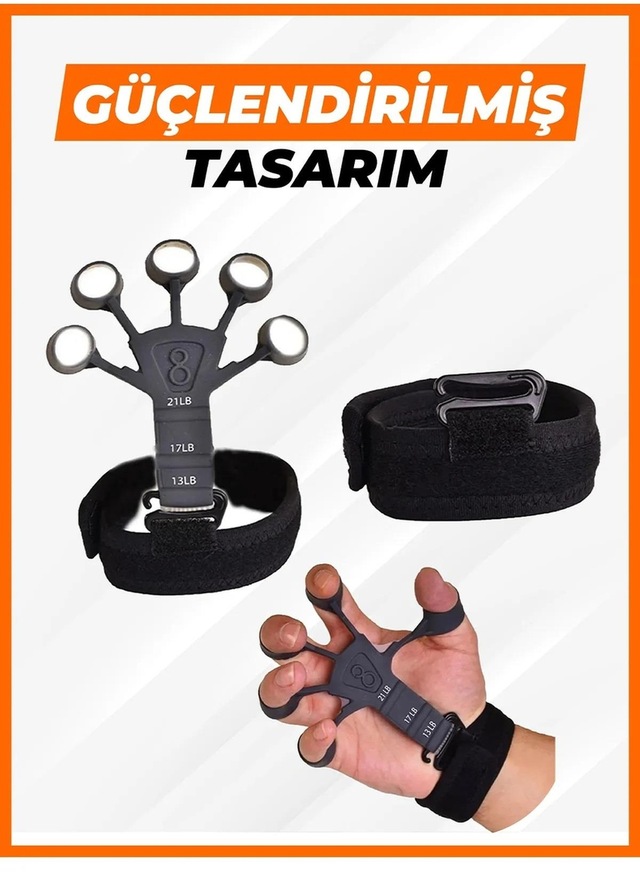 El Bilek Kas Geliştirici Kavrama Güçlendirici Belirginleştirici Bodybuilding Parmak Egzersiz Aleti