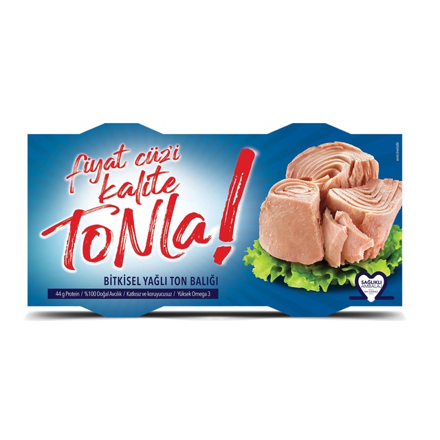 Kalite Tonla Ayçiçek Yağlı Ton Balığı 2 x 150 G
