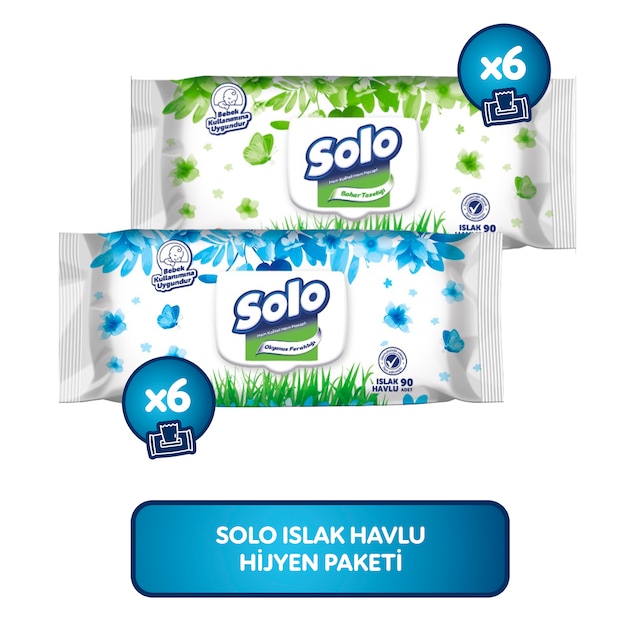 Solo Islak  Havlu Hijyen Paketi
