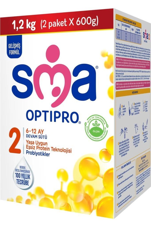 SMA Optipro Probiyotik 2 Devam Sütü 1200 gr