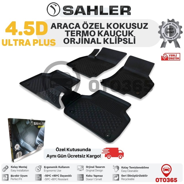 Sahler 4.5D Havuzlu Paspas Araca Özel Seçenekli Sahler Paspas 416566410