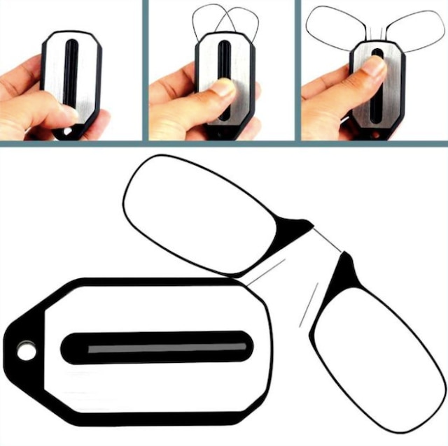 Omeniv Burun Üstü Gözlük Kılıflı Pratik Okuma Yakın Gözlüğü