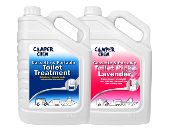 Karavan Tekne Tuvalet Kimyasalı-Camper Chem 2'li Set