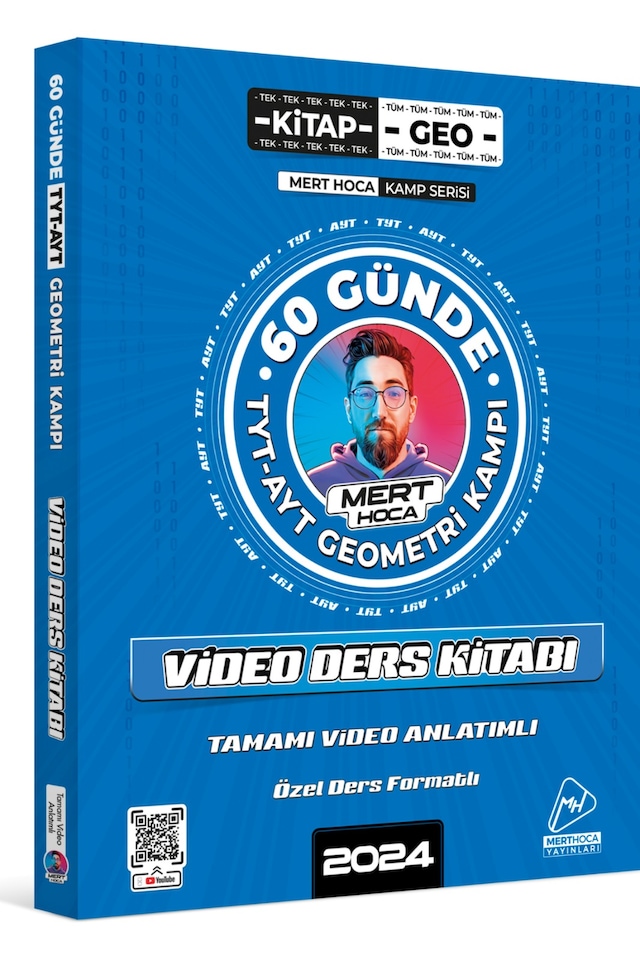 Mert Hoca Yayınları 2024 60 Günde Geometri TYT-AYT Geometri Kampı Video Ders Kitabı