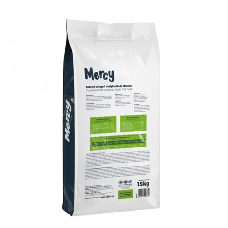 Mercy Tavuklu Yetişkin Kedi Maması 15 KG