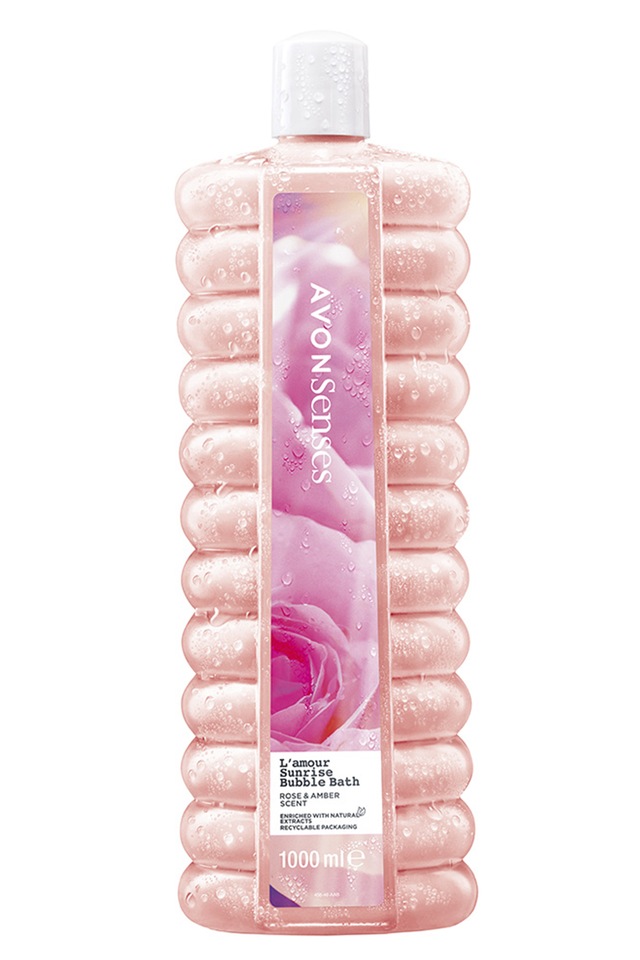 Avon L'amour Sunrise Gül ve Kehribar Kokulu Banyo Köpüğü 1 L