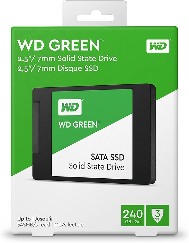 WD Green WDS240G2G0A 2.5" 240 GB SATA 3 SLC SSD