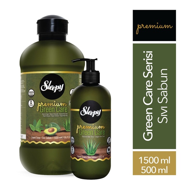 Sleepy Premium Green Care Serisi Sıvı Sabun 1500 ML + 500 ML
