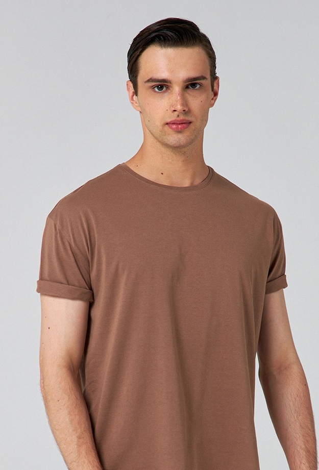 Ds Damat Comfort Vizon Bol Kesim %100 Pamuk T-shirt 6hc14ort02006