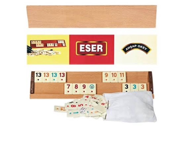 Eser Ahşap Okey Takımı Tahta Okey