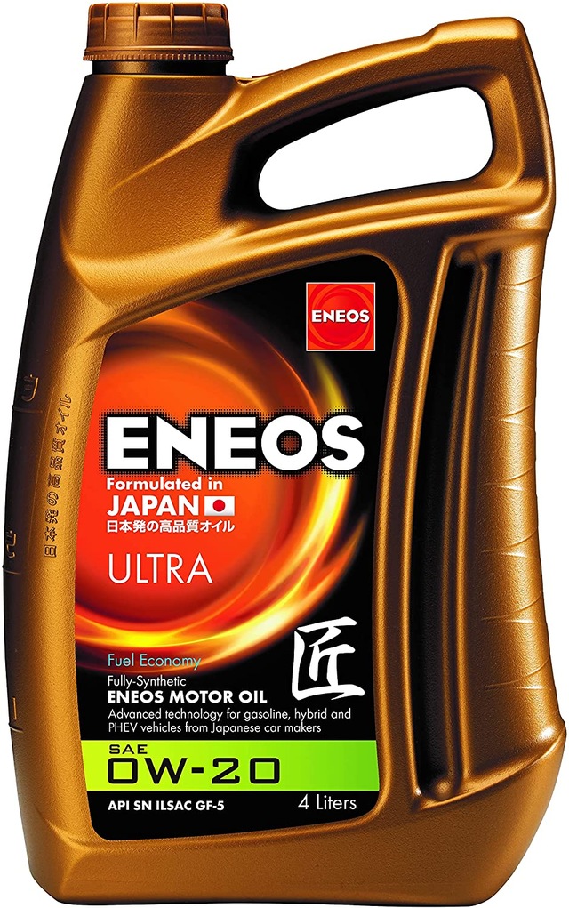 Eneos 0W-20 Ultra Motor Yağı 4 L