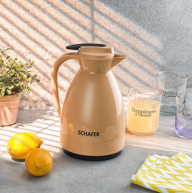 Schafer Kitchenhouse Cam Termos 1 L Sarı