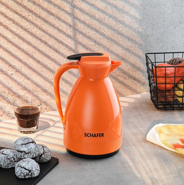 Schafer Kitchenhouse Cam Termos 1 L Turuncu