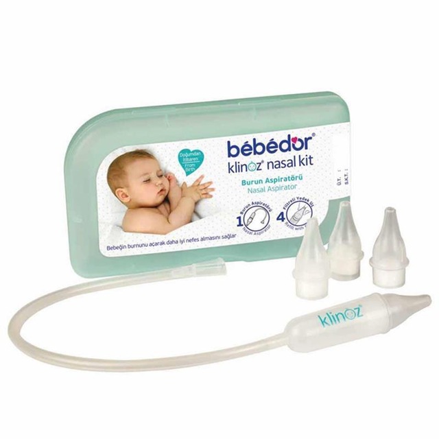 Bebedor 563 Burun Aspiratörü Beyaz ve Yedek Uç 4'lü