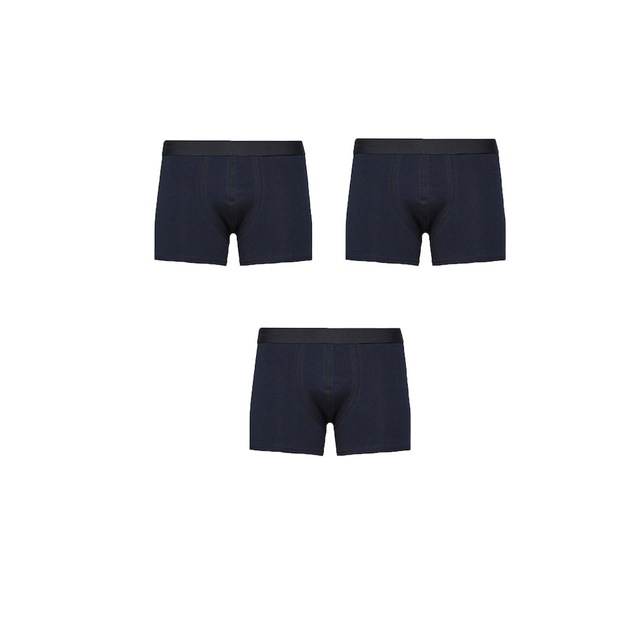 John Lion Erkek Premium Likralı 3'Lü Boxer Lacivert