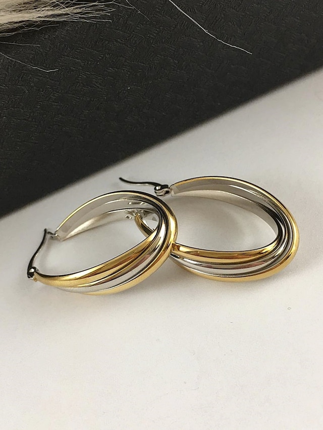 Kadın  Çelik Küpe Halka Model Çkp-202304504