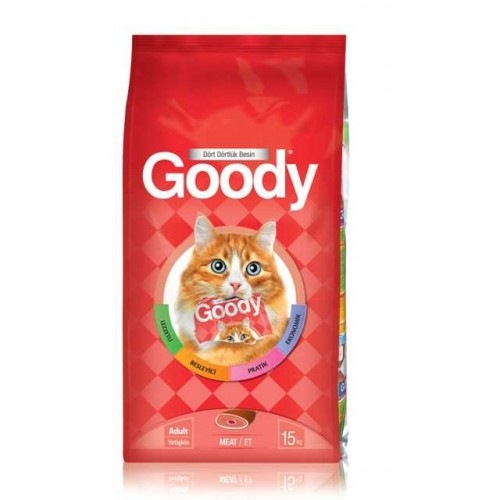 Goody Etli Yetişkin Kedi Maması 15 KG