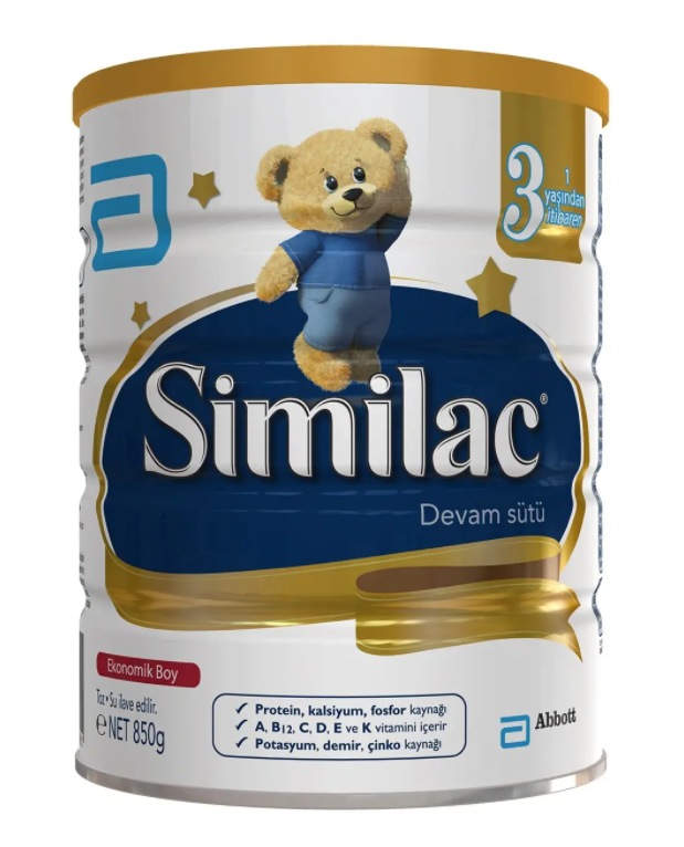 Similac 3 Devam Sütü 1+ Yaş 850 G