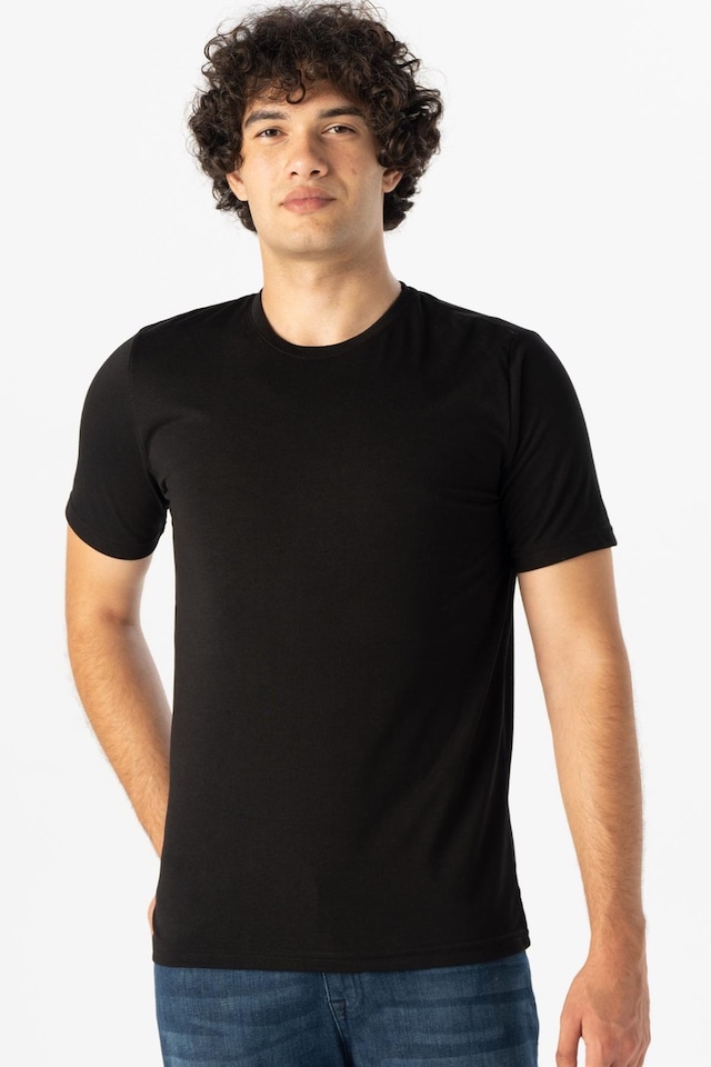 Süvari Erkek O Yaka Regular Kalıp Düz Tişört Ts1014000239-s09