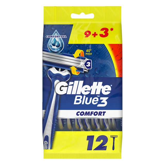 Gillette Blue 3 Comfort Tıraş Bıçağı 9 + 3