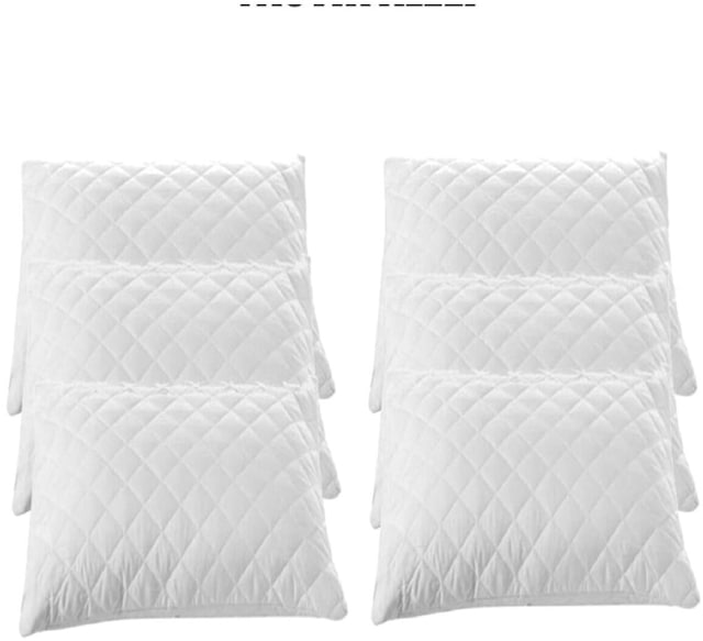 6 Adet 50x70 Kapitoneli Fermuarlı Yastık Koruyucu Alez