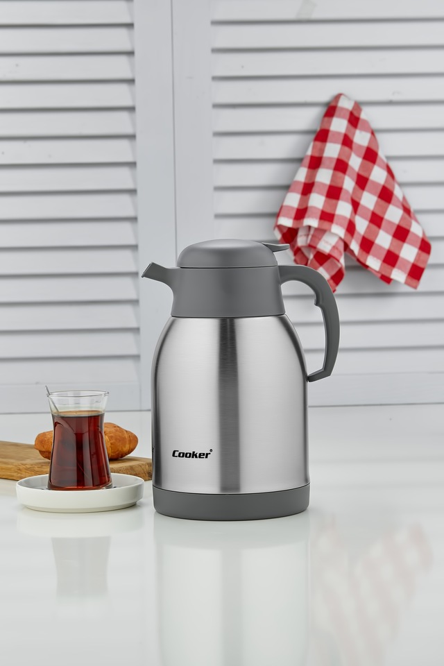 Premium Paslanmaz Çelik 2 Lt Piknik Kamp Ofis Çay Kahve Termosu