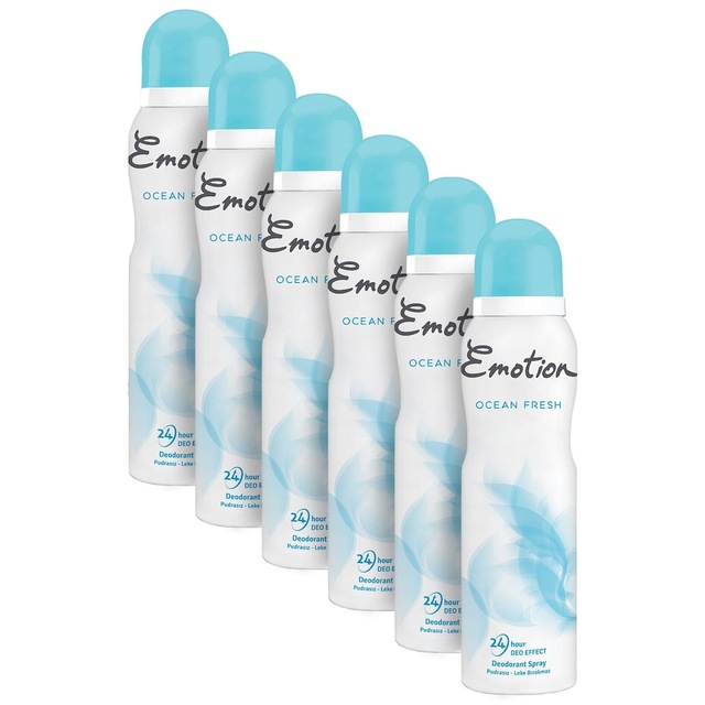 Emotion Ocean Fresh Kadın Sprey Deodorant 150 ML x 6