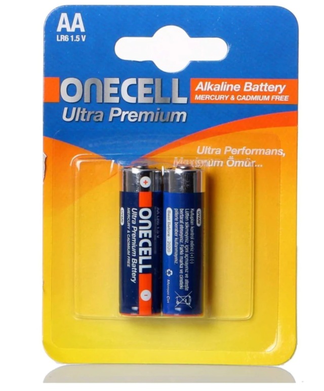 Onecell LR6 Ultra Premium AA Kalem Pil 2'li