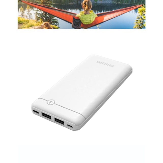 Phılıps Dlp1710Cw 10000 Mah Powerbank-Beyaz