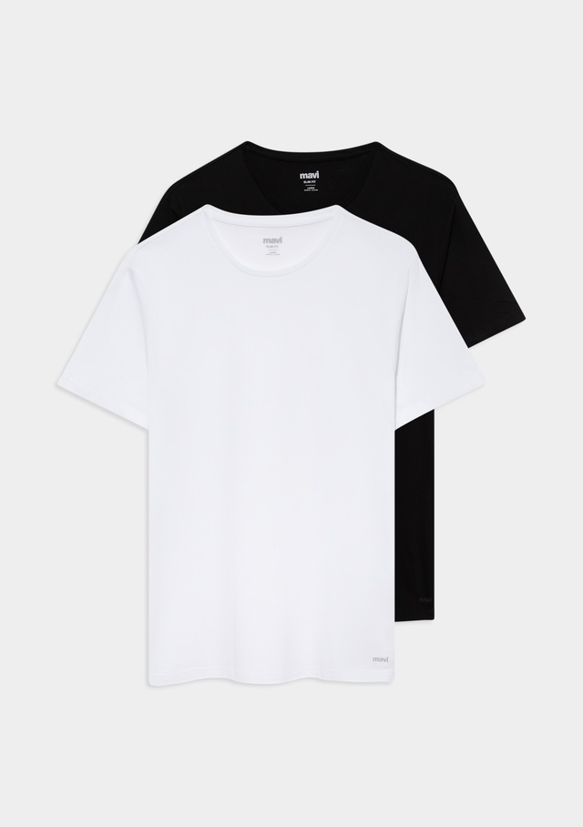 Mavi - 2li Basic Tişört 0611288-620