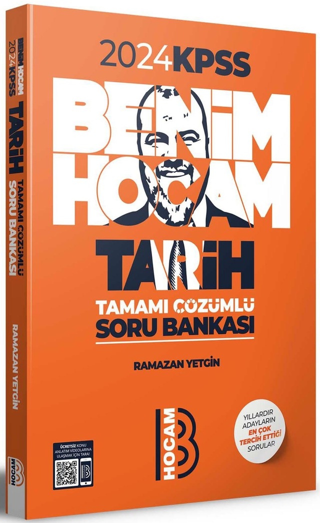 Benim Hocam Yayınları 2024 Kpss Tarih Tamamı Çözümlü Soru Bankası