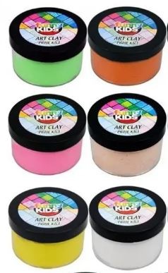 Funny Kids Art Clay Kil Karışık Renk 6'lı Fnny-kil-05