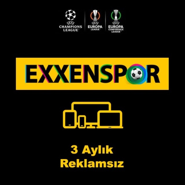 Exxen Spor 3 Aylık Reklamsız Üyelik Paketi - Dijital Abonelik (563814548)