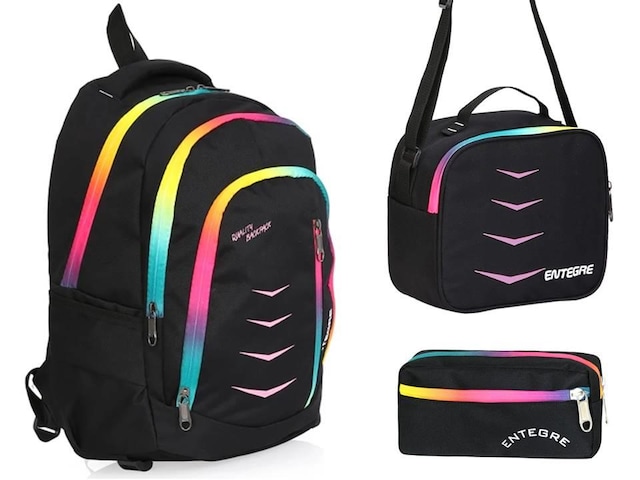 Entegre 9956 3'lü Çantası Seti Siyah