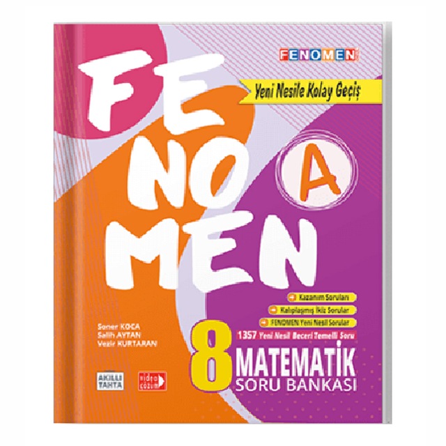 Gama Yayınları Fenomen 8. Sınıf Matematik Soru Bankası - A