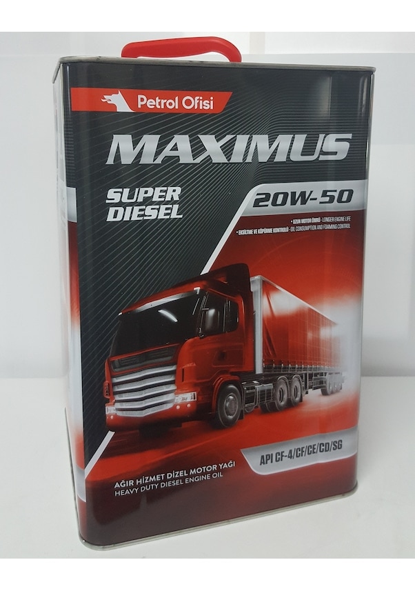 Petrol Ofisi Maximus 20W-50 Motor Yağı 18 L