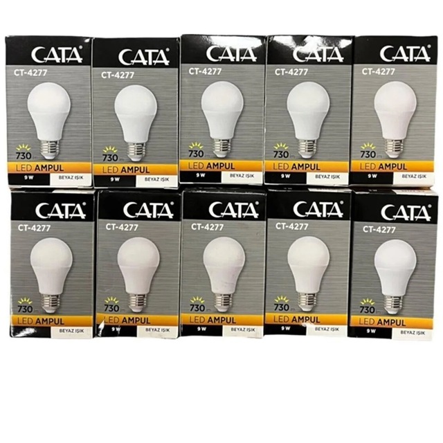 Cata CT-4277 9 W 6400K Led Ampul 10'lu