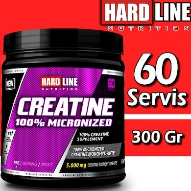 Hardline Kreatin 300 Gr Micronize Creatine (458474569)-Natural Aromasız