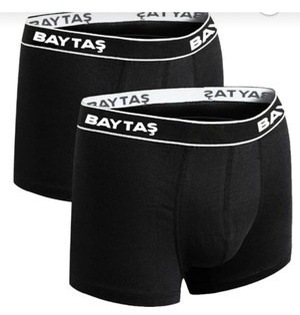 Baytaş 10'lu Ekonomik Erkek  Likralı Boxer