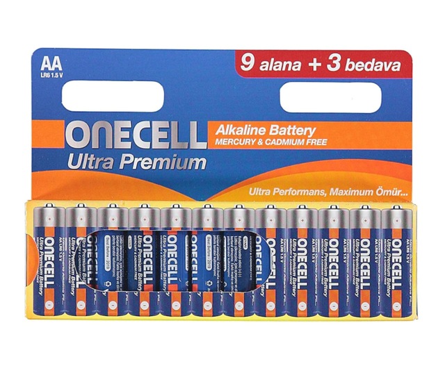 Onecell LR6 Ultra Premium AA Kalem Pil 12'li