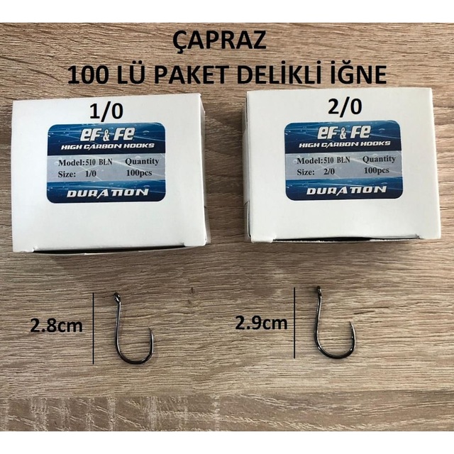 Effe 510 Delikli Karbon Iğne 100 Lü Paket