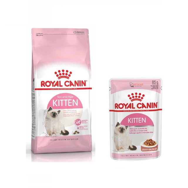 Royal Canin Kitten Yavru Kedi Maması 2 KG + Royal Canin Kitten Pouch Yavru Kedi Maması 85 G