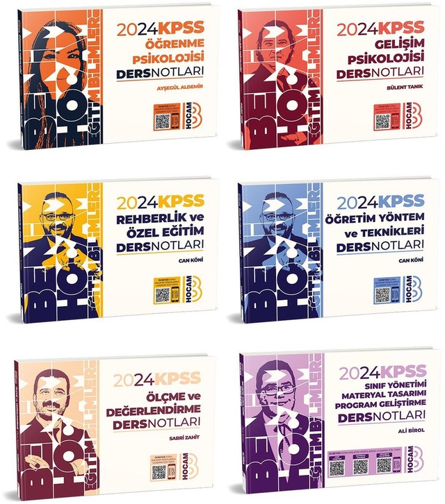 Benim Hocam Yayınları 2024 Kpss Eğitim Bilimler Ders Notları Seti