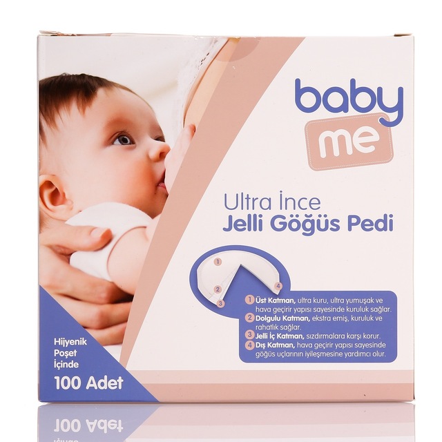 Baby Me Ultra İnce Jelli Göğüs Pedi 100'lü