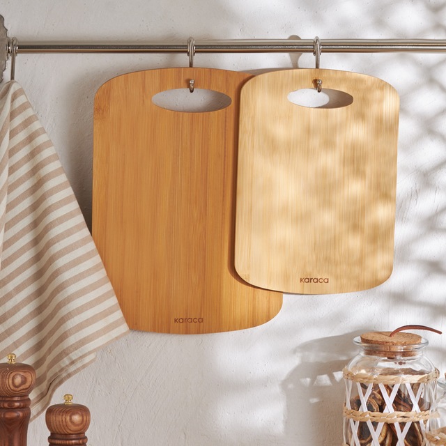 Karaca Defne 2'li Bambu Kesme Tahtası