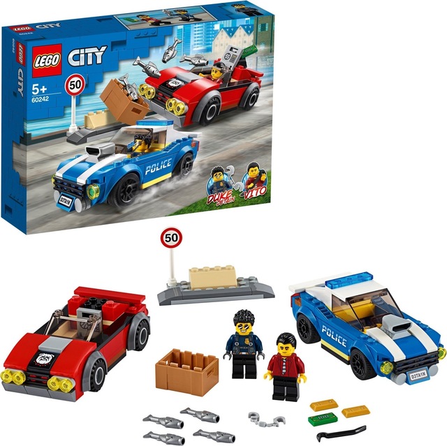 Lego City 60242 Polis Otobanda Tutuklama 185 Parça