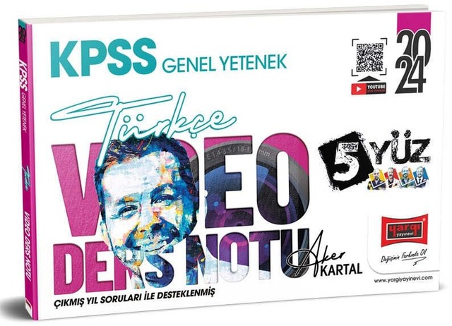 Yargı Yayınları 2024 Kpss Genel Yetenek 5yüz Türkçe Video Ders Notları