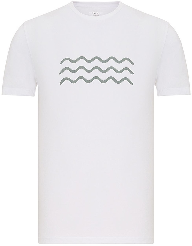 Süvari Erkek O Yaka Regular Kalıp Baskılı Tişört Ts1014000291-bey