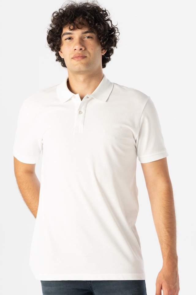 Süvari Erkek Polo Yaka Regular Kalıp Armürlü Tişört Ts1014000219-bey