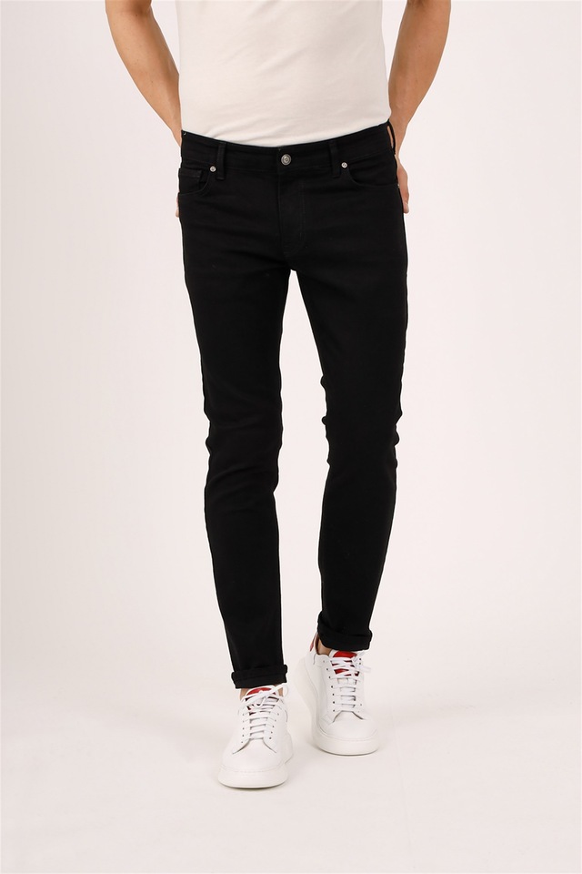 Dufy Siyah Erkek Slim Fit Jean-DU4224113001